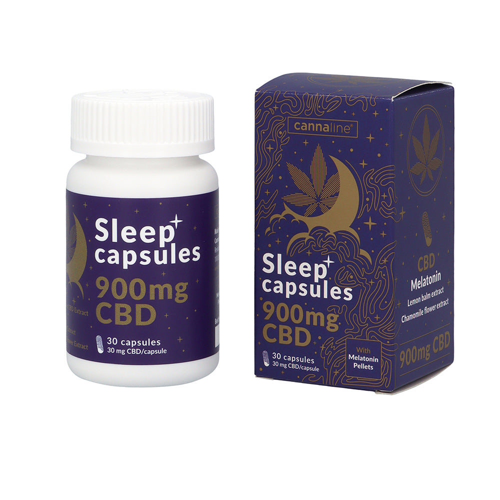 Cannaline Sleep CBD Kapseln – Entspannt einschlafen, erholt aufwachen