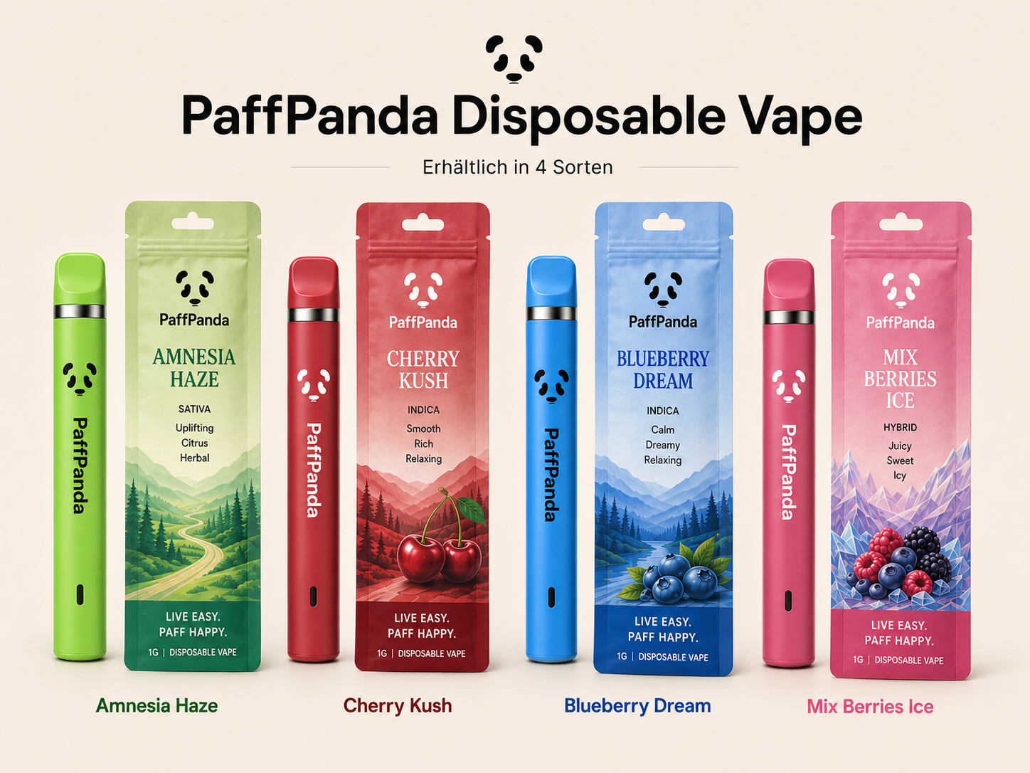 PaffPanda Disposable Vape 1 ml