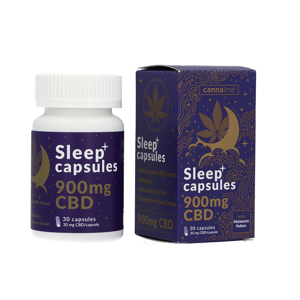 Cannaline Sleep CBD Kapseln – Entspannt einschlafen, erholt aufwachen