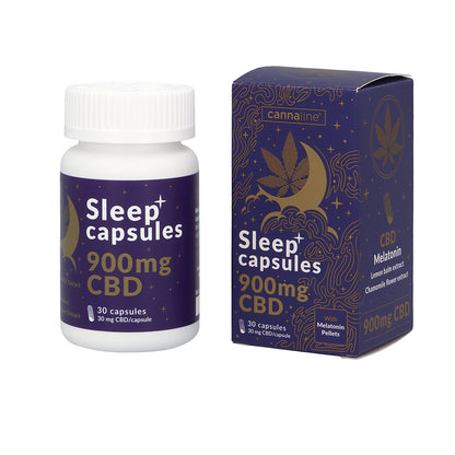 Cannaline Sleep CBD Kapseln – Entspannt einschlafen, erholt aufwachen