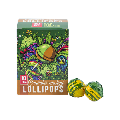 Cannabis Energy Lollipops (einzelner Lolli)