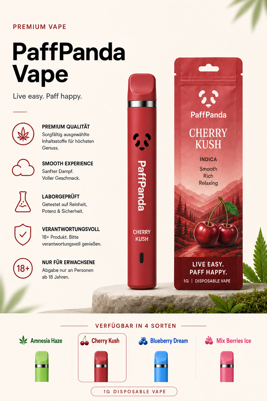 PaffPanda Disposable Vape 1 ml