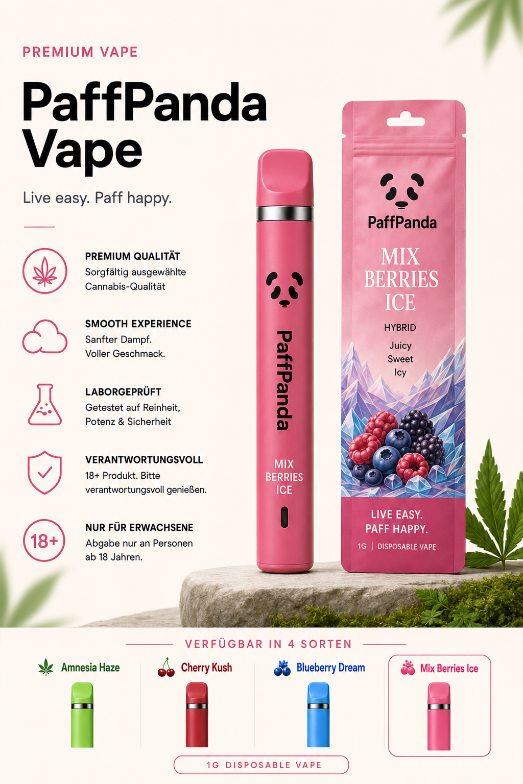 PaffPanda Disposable Vape 1 ml