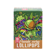Cannabis Energy Lollipops – Box (10 Stück)