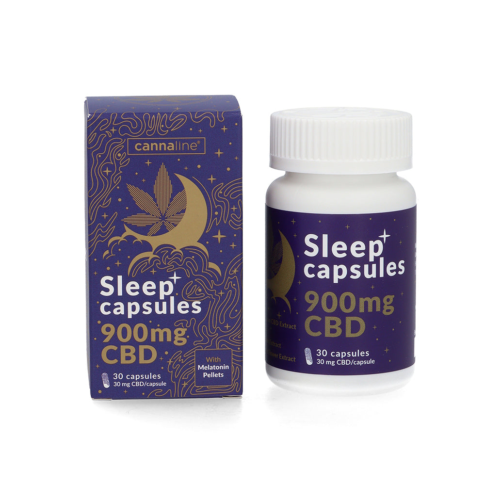 Cannaline Sleep CBD Kapseln – Entspannt einschlafen, erholt aufwachen
